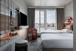 Twin Room, 2 Twin Beds, Sea View | Premium bedding, blackout drapes, cribs/infant beds, free WiFi