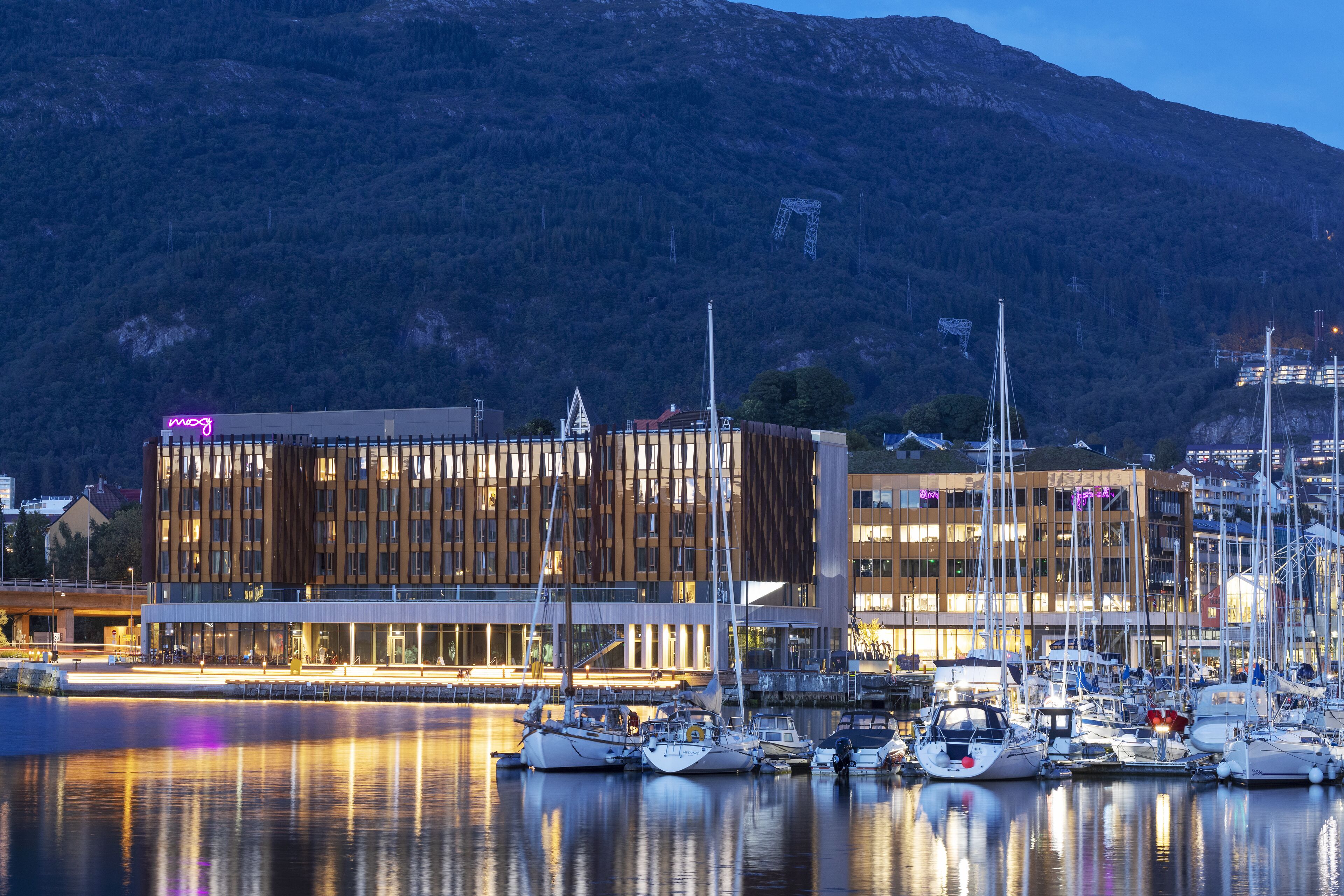 front of property – evening/night