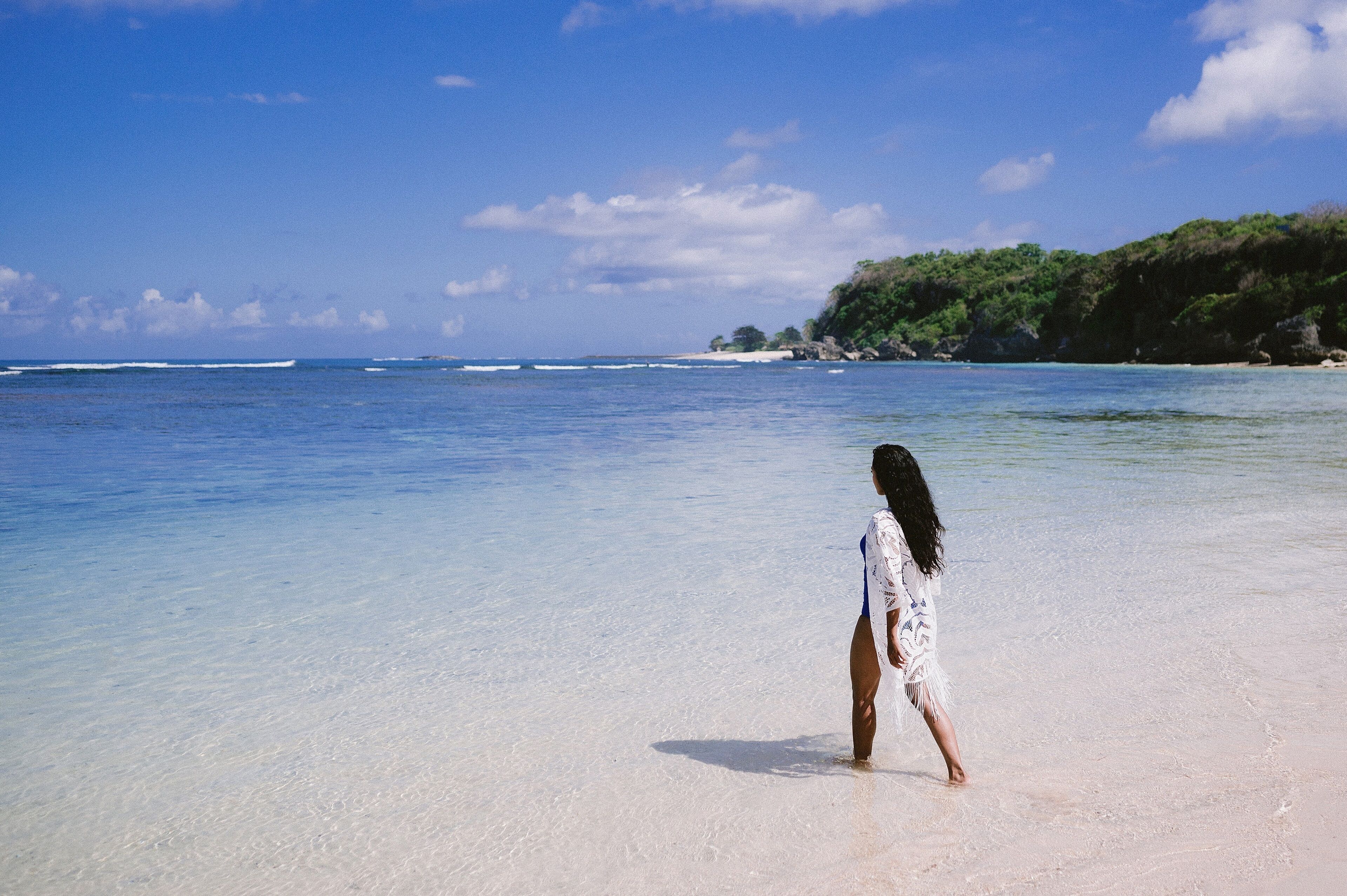 Una playa cerca, arena blanca, traslado desde/hacia la playa gratis