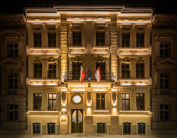 Façana frontal de l'allotjament