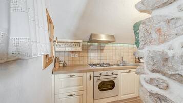 Family Chalet, Multiple Bedrooms, Mountainside (Homestead Bahor With Whirlpool) | Private kitchen | Fridge, oven, stovetop, dishwasher