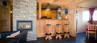 Chalet # 8 with IR-sauna and whirlpool bath