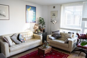Lejlighed (1 Bedroom) | Stue