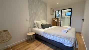 2 Schlafzimmer, Bügeleisen/Bügelbrett, kostenloses WLAN, Bettwäsche