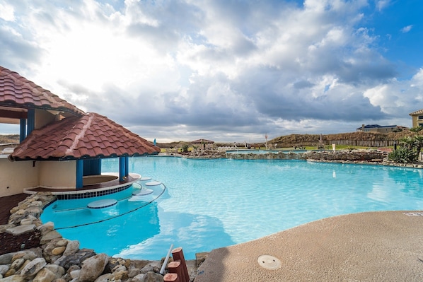 A heated pool - Rustic Shores MP105 | Beach Access | Resort Pools (Port Aransas)