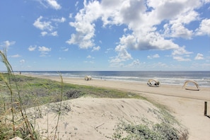 On the beach
