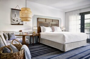 Kamer, 1 kingsize bed, uitzicht op binnenplaats | Italiaanse Frette-lakens, luxe beddengoed, donzen dekbedden, een minibar