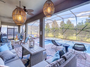 Outdoor pool, a heated pool - Your Dream Vacation Awaits—Pure Disney Magic! Featured in WDW Magazine!! (Davenport)