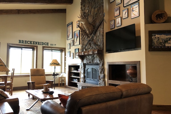 Great Room is drenched with sunlight in the morning.