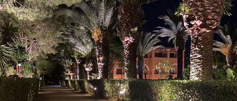 Overnatningsstedets område