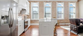 Historic downtown apartment with a view