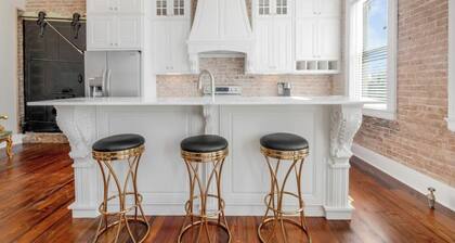 Historic downtown apartment with a view