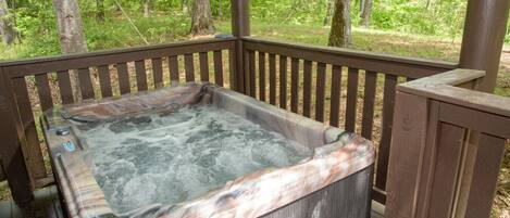 Baignoire à remous extérieure