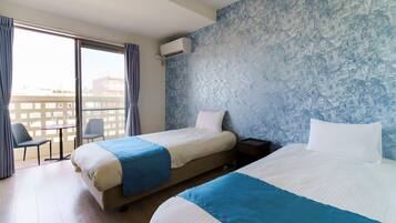 Quarto duplo standard, para não fumantes | 3 quartos, escrivaninha, espaço de trabalho para notebook