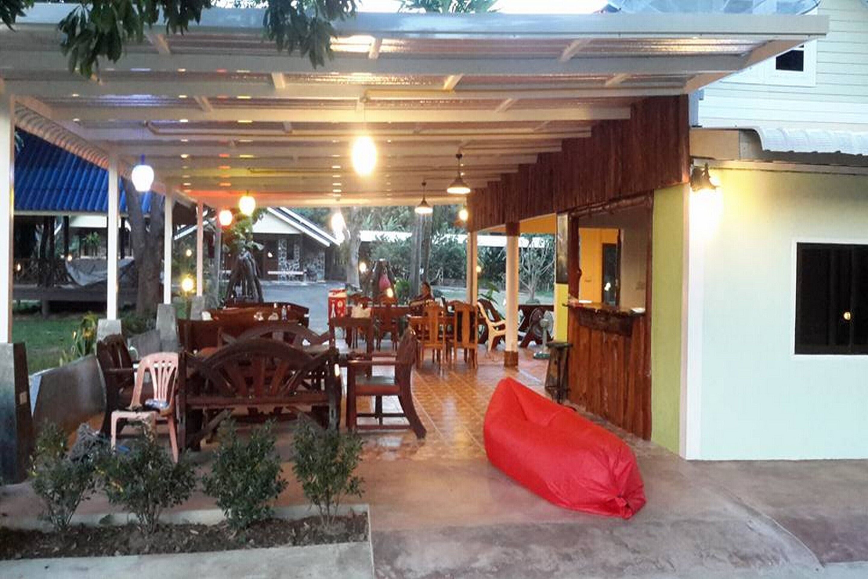 Área de estar no saguão