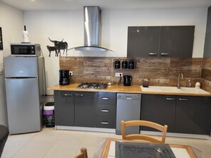 Fridge, microwave, stovetop, dishwasher - Small stone house in the heart of Périgord Noir (Salignac-Eyvigues)