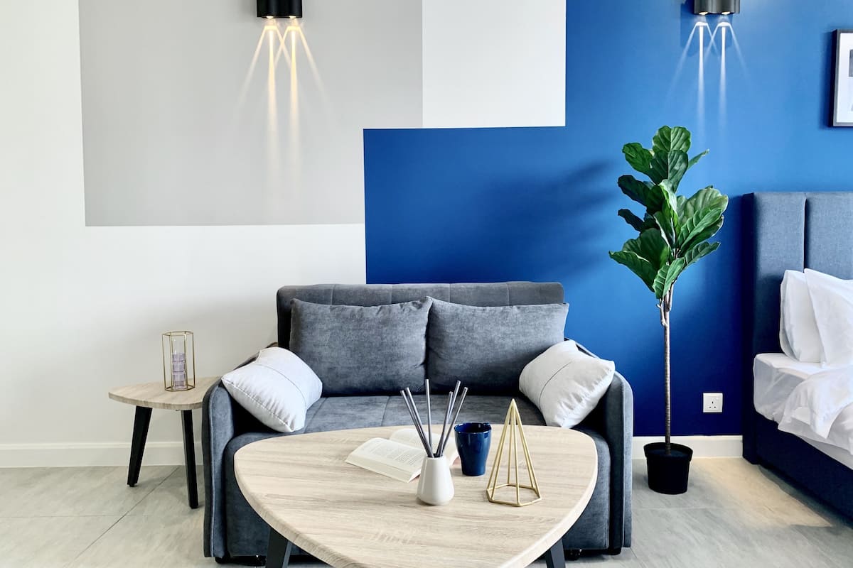 Superior Studio | Living area | 50-cm TV with cable channels, Netflix, streaming services