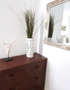 2 bedrooms, individually decorated, desk, laptop workspace