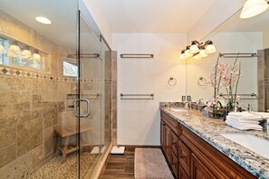 Shower, towels