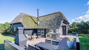 Outdoor dining - 8 Person Holiday Home in Blavand (Blavand)