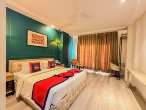 Superior Room | Egyptian cotton sheets, premium bedding, down duvets, memory-foam beds - Spree Hotel Kriday Rajpur Road Dehradun (Dehradun)