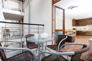 Apartment, 1 Schlafzimmer, Balkon, am Strand | Balkon