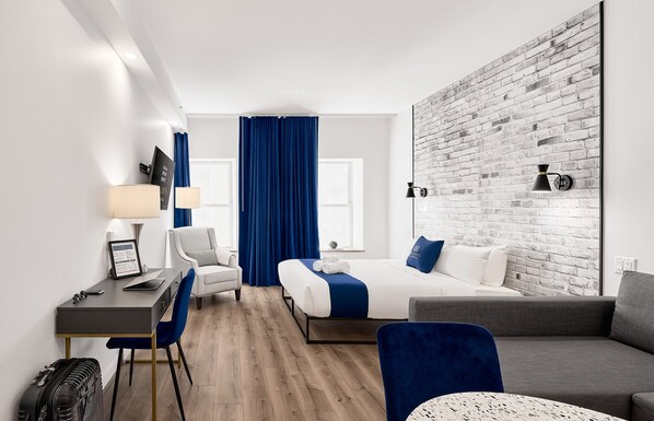 1 bedroom, desk, iron/ironing board, WiFi - Theater Lofts | Quebec, 302 (Québec City)