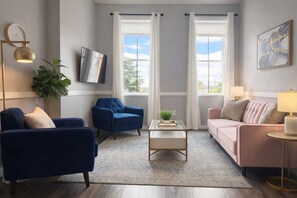 Televisión y oficina 