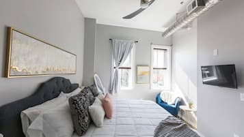 2 chambres, fer et planche Ă  repasser, Wi-Fi, draps fournis