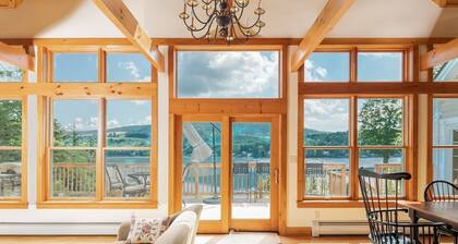 Secluded, Vermont lakefront home & private shore. Summer 2026 dates available.