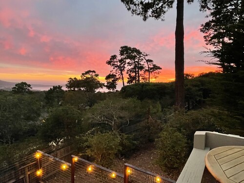 Big Sur-Style Lodge in Carmel - PANORAMIC VIEWS! Hot-Tub, Game Room/Pool & Dogs