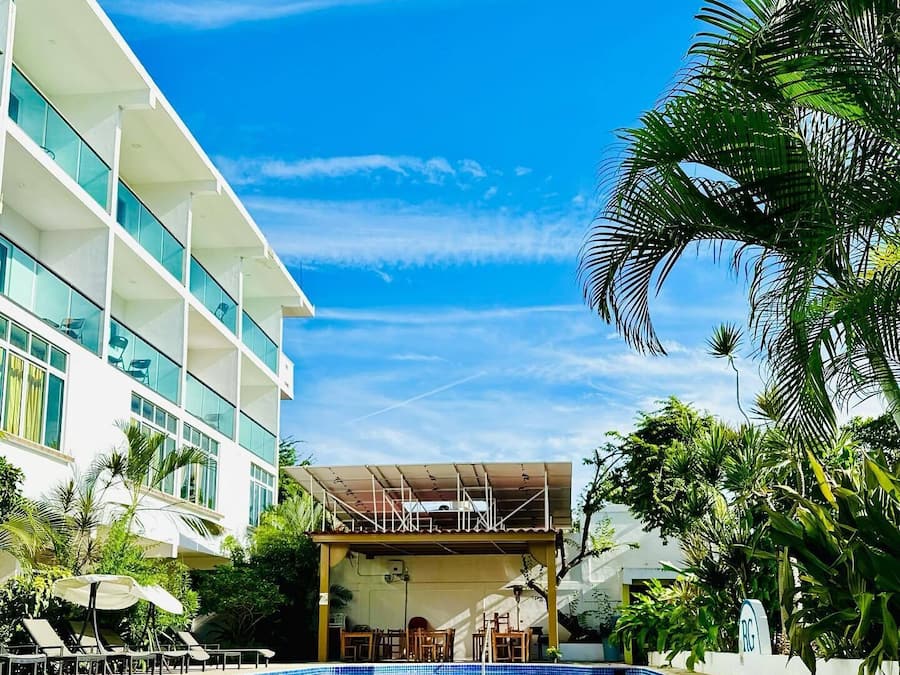 Façade de l’hébergement