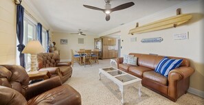 TV, DVD player, books, streaming services