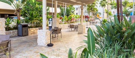 Enceinte de l’hébergement