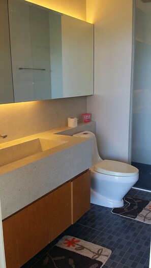 Towels, soap, toilet paper