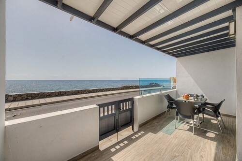 Holiday Apartment “Callao Beach 2” with Sea View, Terrace & WiFi