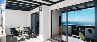 Holiday Apartment “Callao Beach 2” with Sea View, Terrace & WiFi