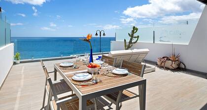 Holiday Apartment “Callao Beach 6” with Sea View, Terrace & Wi-Fi