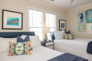 3 bedrooms, desk, iron/ironing board, travel cot