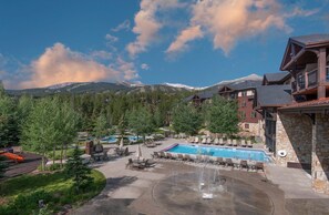 Outdoor pool, a heated pool - Ski-In/Ski-Out Luxury at Grand Timber Lodge – Breckenridge, CO (Breckenridge)
