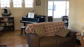 Älytelevisio, takka, kirjoja