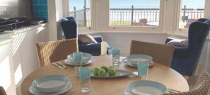 Dining - Apartment 12, The Moorings - Ground floor, accessible shower, 1 minute to beach (Filey)