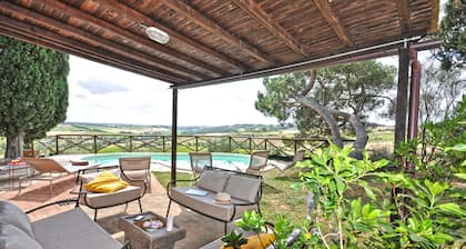 Villa en Poggiarello-ripa con 3 habitaciones, capacidad 5