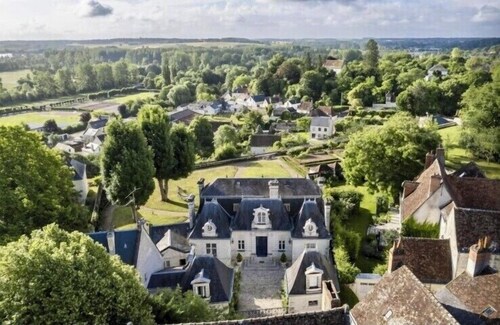 Palace in a Royal loire valley town