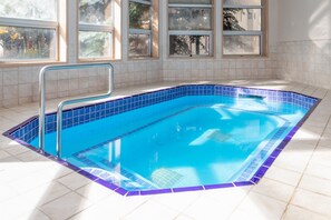 Indoor pool, a heated pool