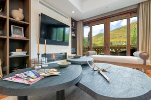 Interior - Remodeled Ritz-Carlton by InvitedHome | Media Room, Patio, Pool, Hot Tub, Golf (Vail)