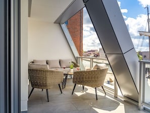 Terrace/patio - Hafenspitze App. 23, Deutschland (Wismar)