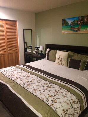 1 Schlafzimmer, Bügeleisen/Bügelbrett, kostenloses WLAN, Bettwäsche