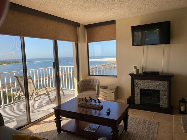 TV, ping pong, books