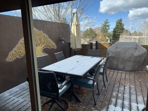 Outdoor dining - Little Cottonwood Home Base, Large Hot Tub! (Sandy)